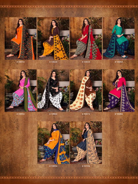 Mitto Patiyala 1 Casual Regular Wear Cotton Printed Ready Made Collection
